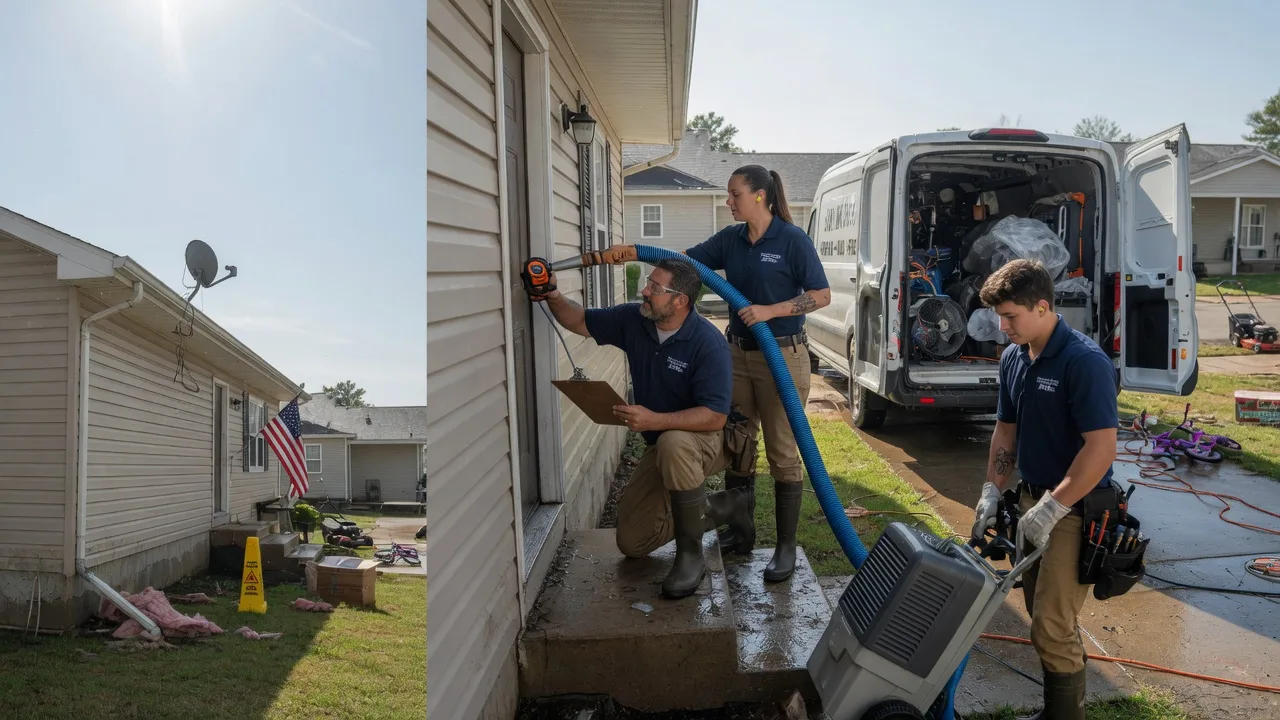 Ceiling Water Damage Restoration in Estancia, NM near me